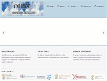 Tablet Screenshot of coolgroup.co.za